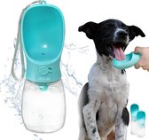 DOWO® - Drinkfles Hond - Waterfles Hond - Draagbare - 350ml - Honden Drinkfles - Honden Drinkbak - Honden Bidon