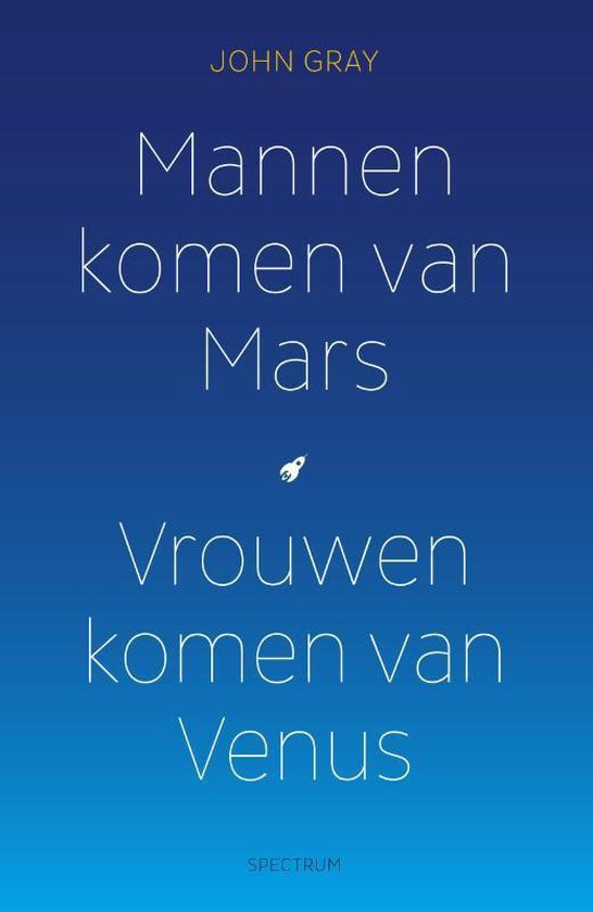Boek: Mannen komen van Mars, vrouwen komen van Venus, geschreven door John Gray