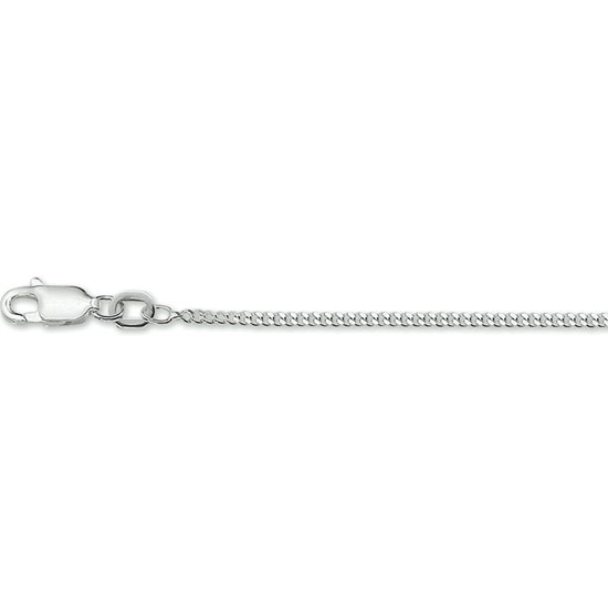 YO&NO - Ketting - Zilver - 1,6mm - Sieraden Vrouw - Juwelen - Gerhodineerd - Zilver 925