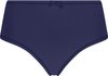 RJ Bodywear Pure Color dames maxi string - donkerblauw - Maat: M