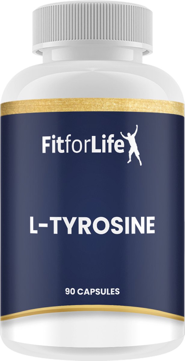 Goedkoopste Fit for Life L-Tyrosine - Aminozuur - Geschikt voor veganisten en vegetariërs - 1200 mg - 90 capsules