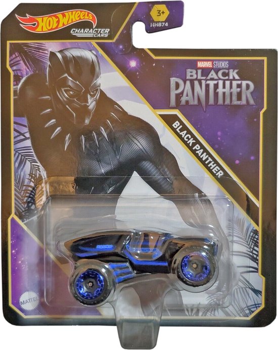 Foto: Hot wheels marvel black panther 7 cm schaal 1 64 spaar ze allemaal