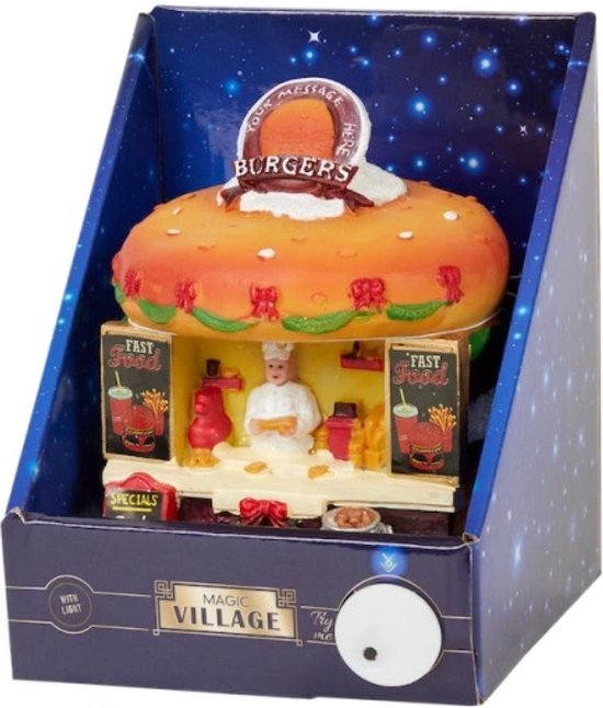 Magic Village Hamburgertent met LED