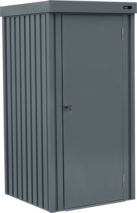 AXI Hector Premium metalen Tuinkast 1300L Antraciet - Opbergkast 1300L met slot – 98x93x185cm