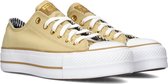 Converse Chuck Taylor All Star Lift Platform Hoge sneakers - Dames - Geel - Maat 40