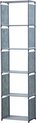 Herzberg 5-Lagig multifunctioneel boekenrek en opbergrek - 42x153cm