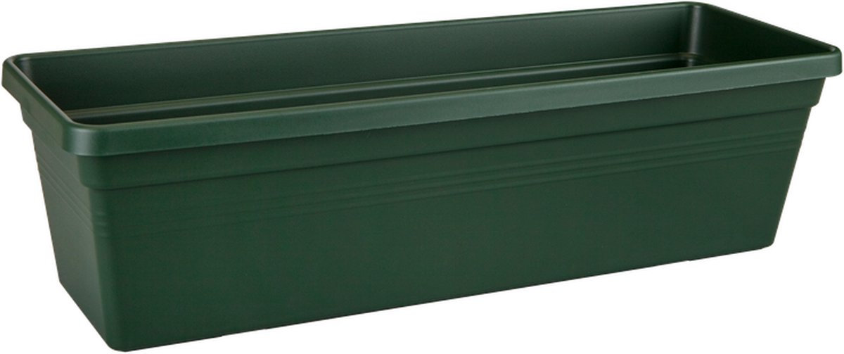 Elho Green Basics Balkonbak 60 - Plantenbak voor Balkon Buiten - Ø 58.3 x H 14.0 cm - Blad groen