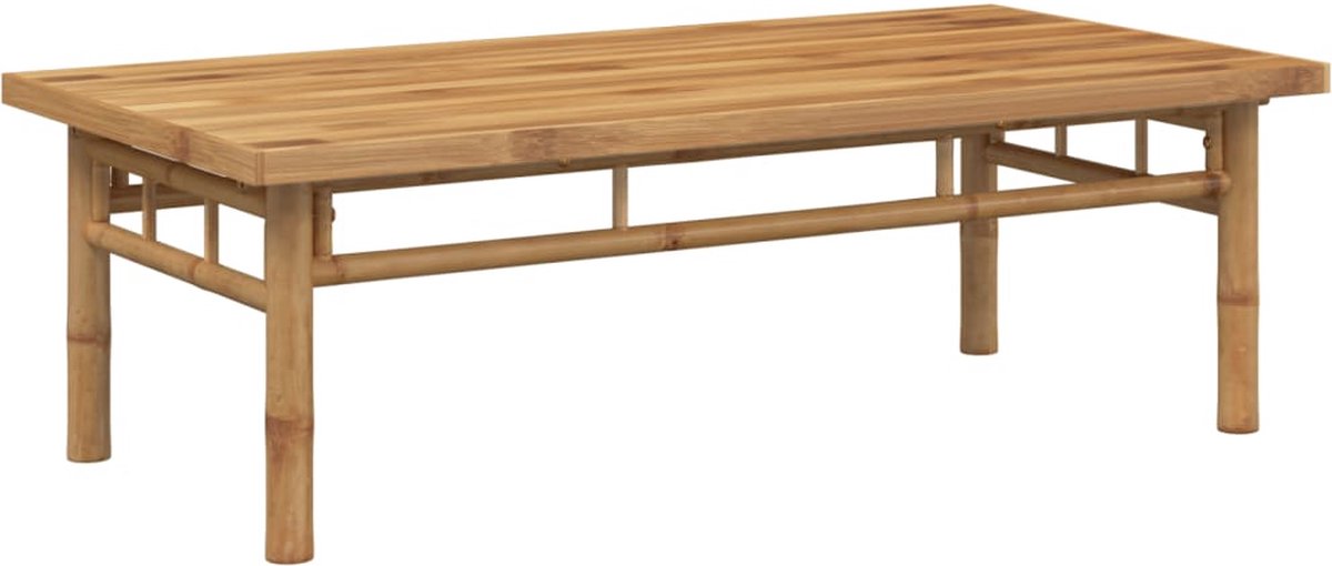 vidaXL Salontafel - 110x55x35 - cm - bamboe Bruin