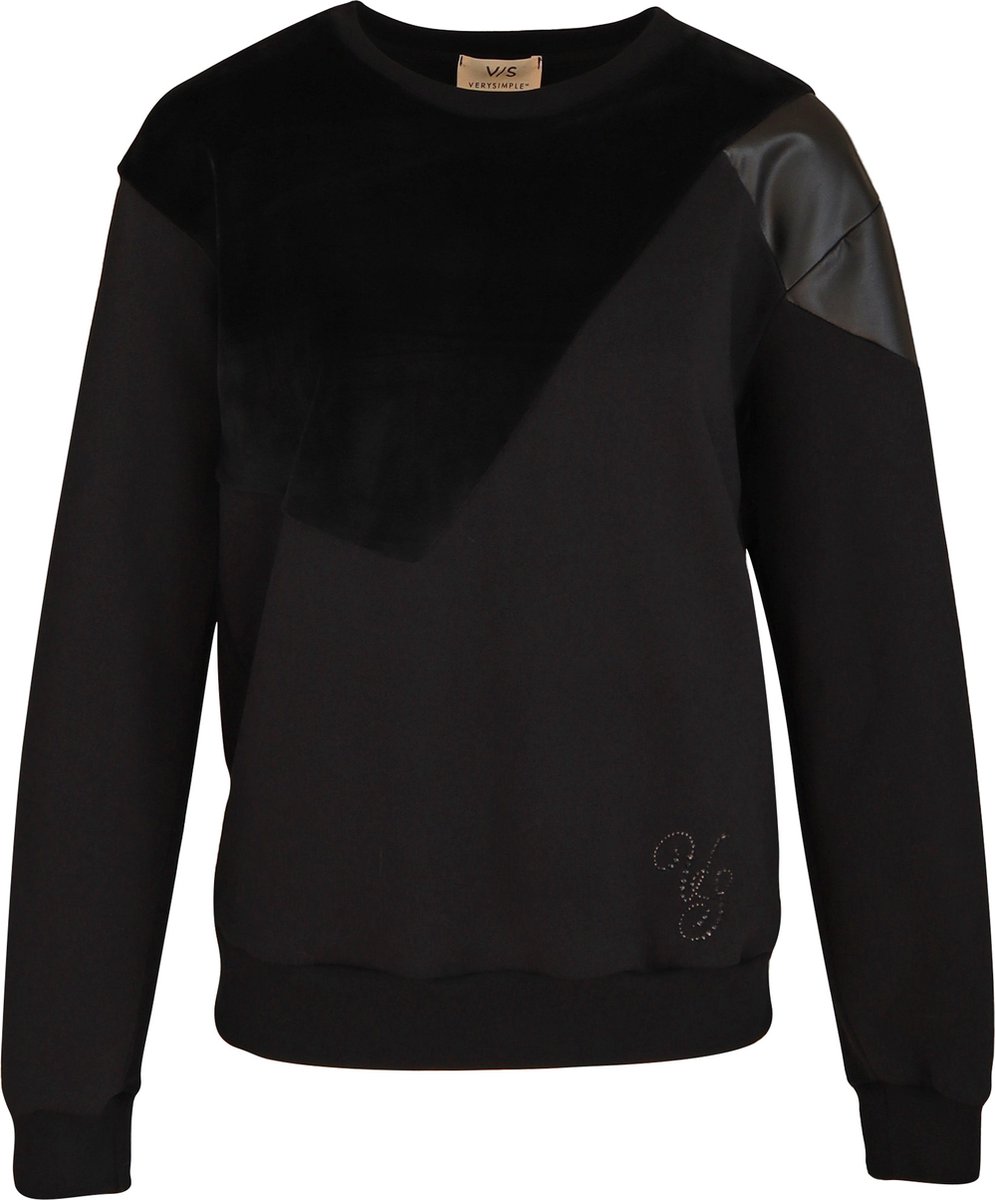 Verysimple • zwarte sweater • maat XS (IT40)
