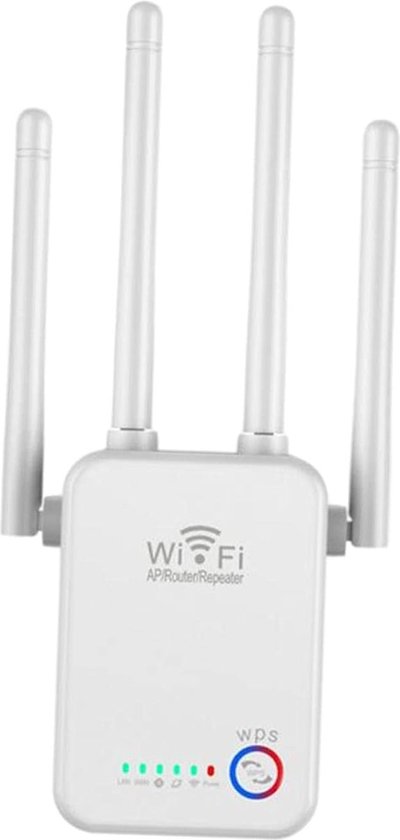 Foto: Wifi repeater wifi extender wifi versterker quick set signaalversterker voor thuiskantoor wit computers tablets en netwerken thuisnetwerken en connectiviteit boosters verlengers en antennes