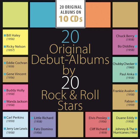 20 Original Albums Rock + Roll Stars