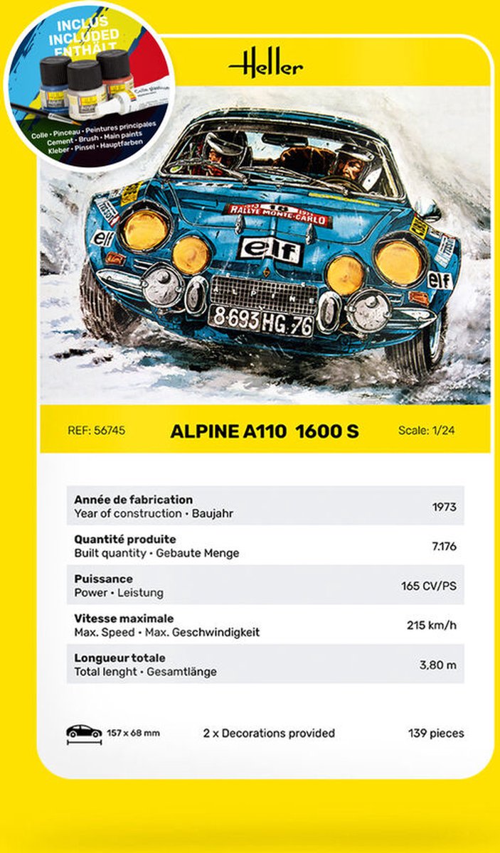 Alpine Renault 1600 S Polistil 1/24 – Etoile Auto49