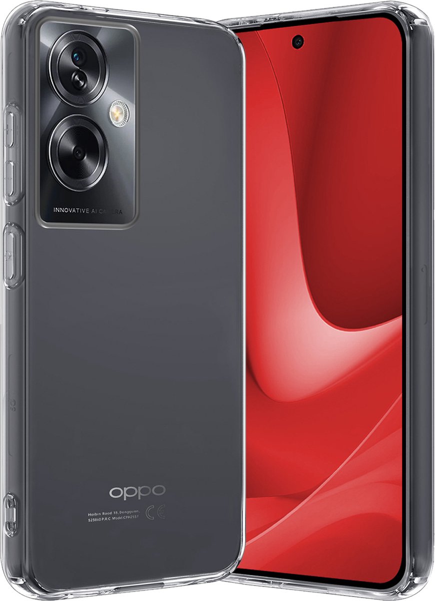 Hoesje - Geschikt voor OPPO A79 - Sterk & Shockproof - Hoes Cover - Siliconen Case - Transparant
