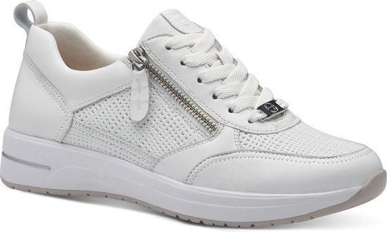 Tamaris COMFORT Essentials Dames Sneaker - WHITE STRUCTUR