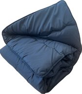 Decoware All in one lazy dekbed - Dekbed en overtrek in 1 - Blauw - eenpersoons - 140x200 cm