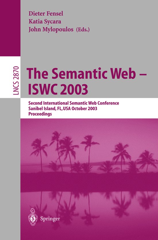 The Semantic Web - ISWC 2003 - cover