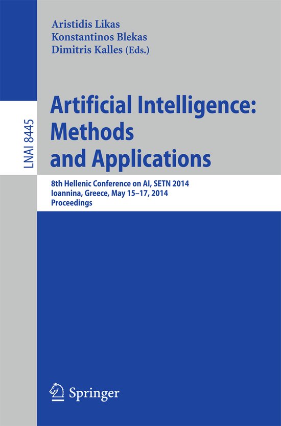 Artificial Intelligence Methods and Applications - cover