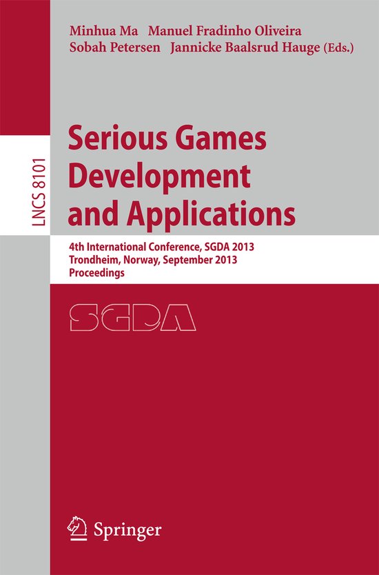 Serious Games Development and Applications - cover
