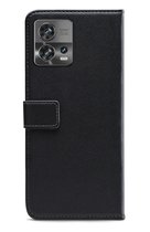 Mobilize Telefoonhoesje geschikt voor Motorola Edge 30 Fusion Hoesje | Mobilize Classic Gelly Wallet Bookcase Portemonnee | Pasjeshouder voor 2 Pasjes | Telefoonhoesje voor Pinpas / OV Kaart / Rijbewijs - Zwart