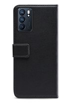 Mobilize Classic Gelly Wallet Telefoonhoesje geschikt voor OPPO Reno 6 5G Hoesje Bookcase Portemonnee - Zwart