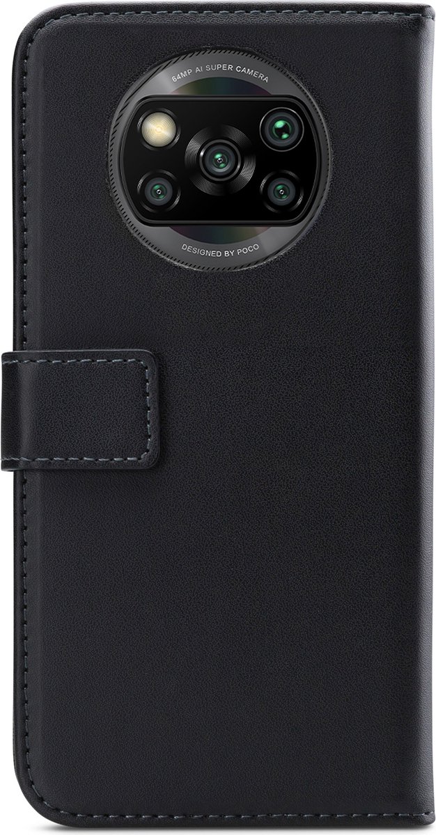 Mobilize Telefoonhoesje geschikt voor POCO X3 Pro Hoesje | Mobilize Classic Gelly Wallet Bookcase Portemonnee | Pasjeshouder voor 2 Pasjes | Telefoonhoesje voor Pinpas / OV Kaart / Rijbewijs - Zwart