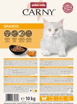 Animonda Carny Grandis Volwassene 10kg brokken vom Feinsten Deluxe Adult Graanvrij kattenvoer