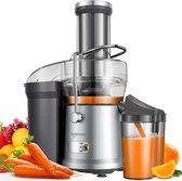 Safecourt Kitchen Sapcentrifuge - Juicer voor Groenten & Fruit - Grote Vulopening - 3 snelheden - 1200 Watt