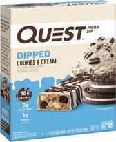 Quest Bars Dipped 12repen Cookies & Cream