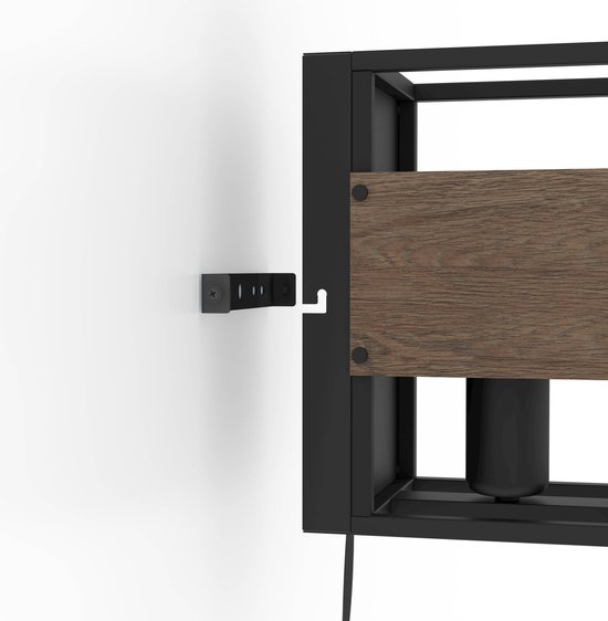 EGLO hanglamp Evesham - e27 - 89,5 cm - zwart/bruin - hout – vtwonen