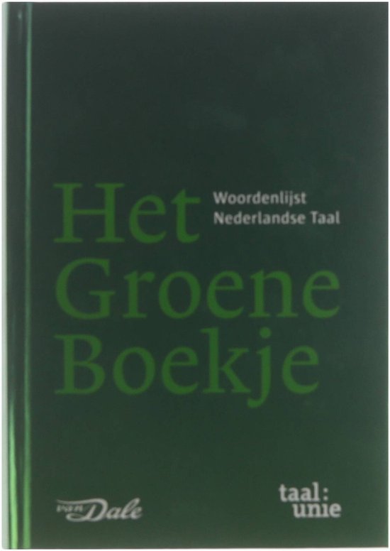 Het Groene Boekje - Nederlandse Taalunie