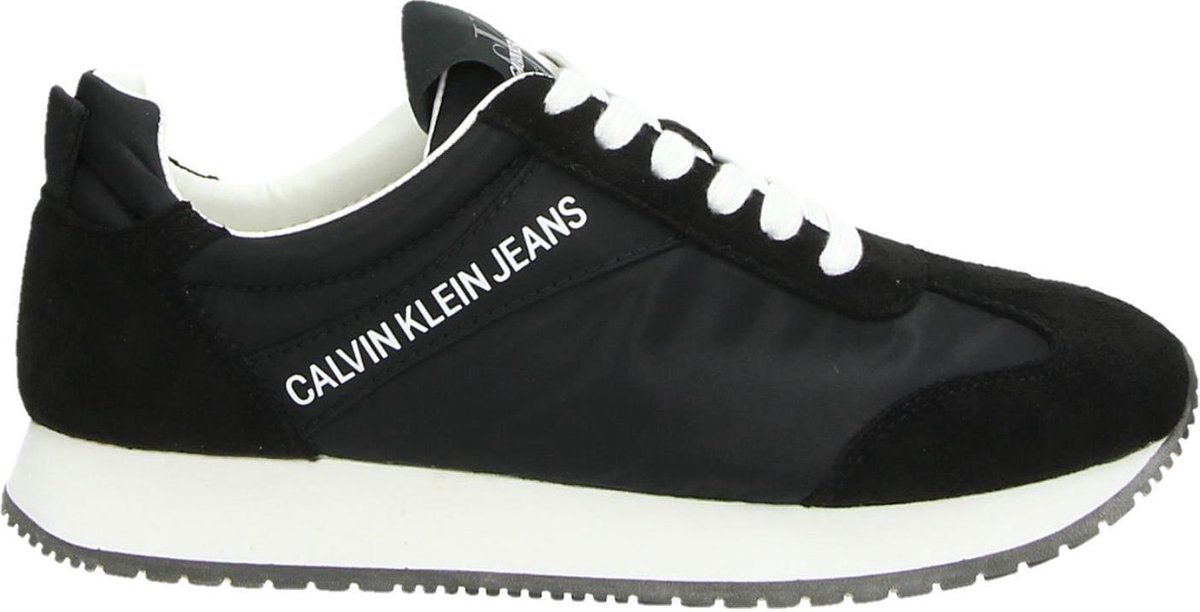 Calvin Klein Jill dames sneaker - Zwart - Maat 41 | bol.com