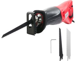 AREBOS Reciprozaag Reciprozaagmachine Universal Zaag 750 W 50 Hz Rood Sabel Zag