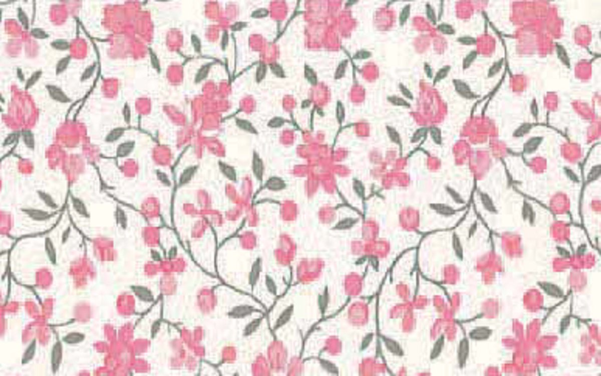Decoratie plakfolie Retro roze bloemen claire 45 cm x 2 meter zelfklevend - Decoratiefolie - Meubelfolie