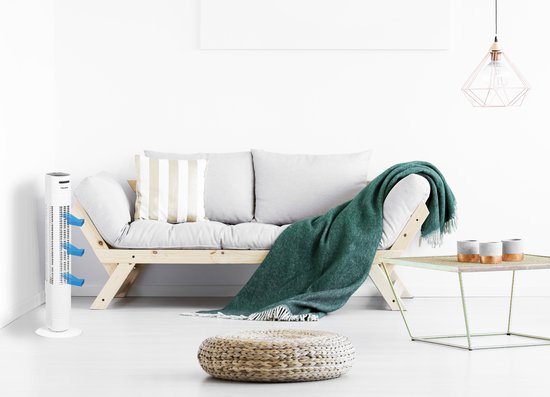 Bestron AFT770WRC -Torenventilator -  Wit