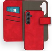 iMoshion Hoesje Geschikt voor Samsung Galaxy A55 Hoesje Met Pasjeshouder - iMoshion Uitneembare 2-in-1 Luxe Bookcase - Rood