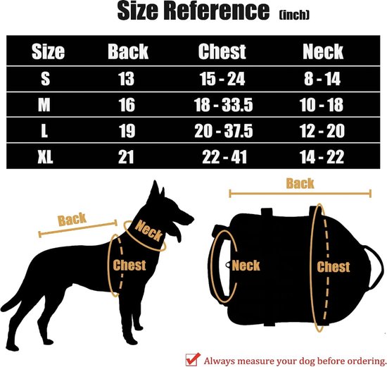 No-Pull Hondentuig | Hondenharnas – Anti-Trek met Reflecterende Details
