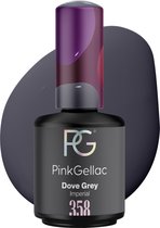 Pink Gellac 358 Dove Grey Gellak Nagellak 15ml - Gel Lak Grijs - Gelnagels Producten - Gel Nails