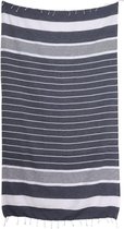 Take A Towel - hamamdoek – Lisa - streep – donkerblauw – 100% handgeweven katoen - ca 85 x165 cm