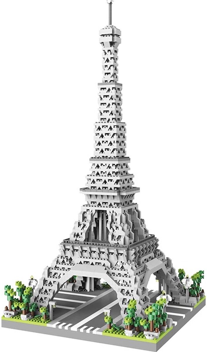Eiffelltoren 3D Puzzel voor volwassenen Eiffeltoren Constructie speelgoed Eiffeltoren op bouwstenen meer dan 1000 stukjes bouwpakket Eiffeltoren 1765 stenen Parijs Eiffeltorenpuzzel