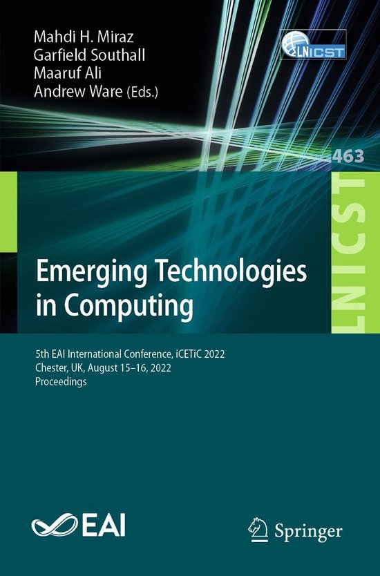 Springer Nature Proceedings Computer Science - Emerging Tech ... - cover