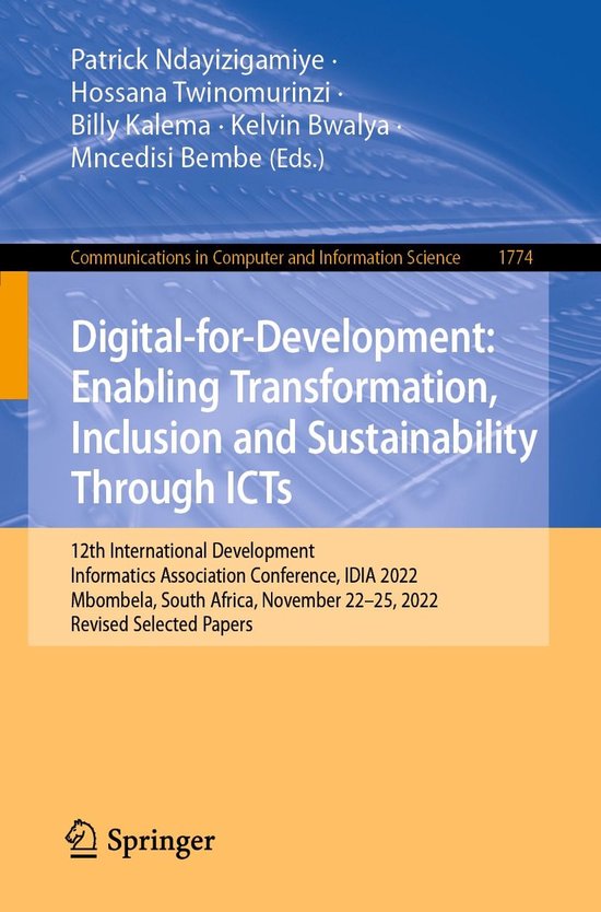 Springer Nature Proceedings Computer Science - Digital-for-D ... - cover