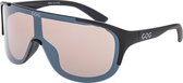 MEDUSA Matt Zwart Polarized Sportbril met UV400 Bescherming en Flexibel TR90 Frame - Unisex & Universeel - Sportbril - Zonnebril voor Heren en Dames - Fietsaccessoires - Zilver
