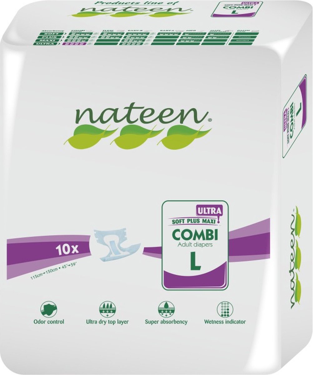 Goedkoopste Nateen Combi Ultra Large - 8 pakken van 10 stuks