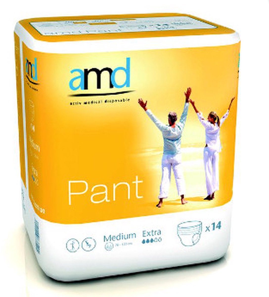 Goedkoopste AMD Pant Extra Medium - 1 pak van 14 stuks