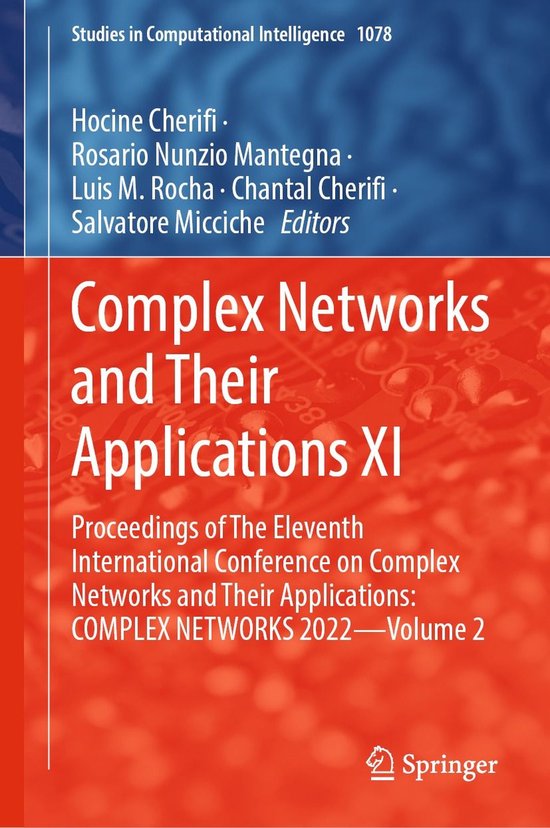 Studies in Computational Intelligence 1078 - Complex Network ... - cover
