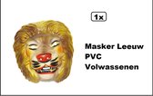 Masker Leeuw volwassenen - PVC - Dier Thema feest verjaardag leeuwen dierenmasker