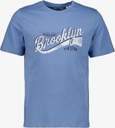 Produkt heren T-shirt met tekstopdruk blauw - Maat XXL