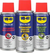 Pack WD-40 Speialist, dégrippant, spray contact et spray silicone