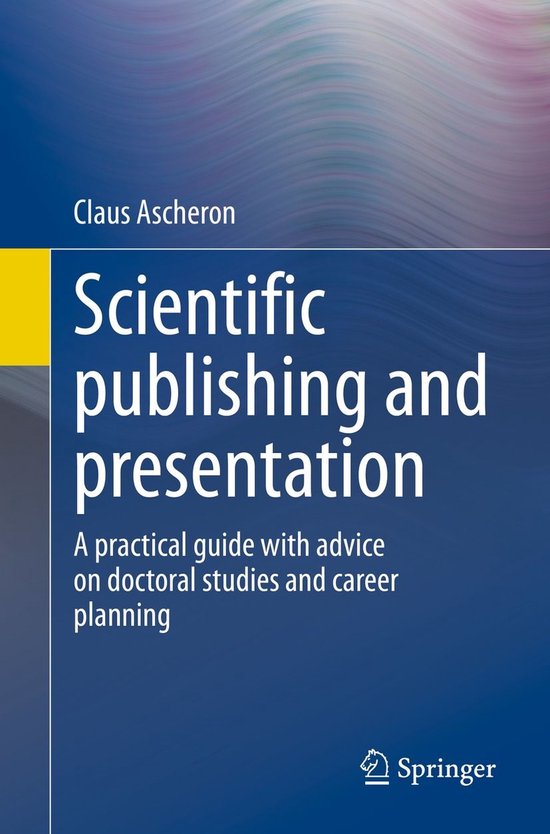 Scientific publishing and presentation - cover