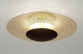 Lumidora Plafondlamp 73526 - Plafonniere - NEVIS - Ingebouwd LED - 18.0 Watt - 1170 Lumen - 2700 Kelvin - Goud - Brons - Messing - Metaal - Met dimmer - ⌀ 45 cm